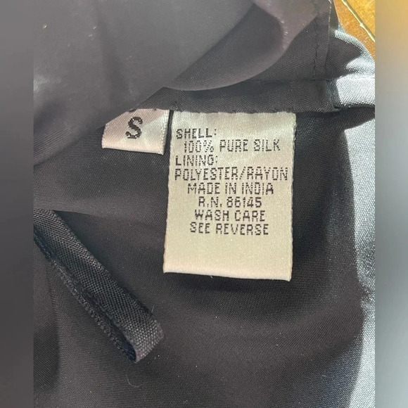 Sean Collection beaded silk top - Picture 8 of 9